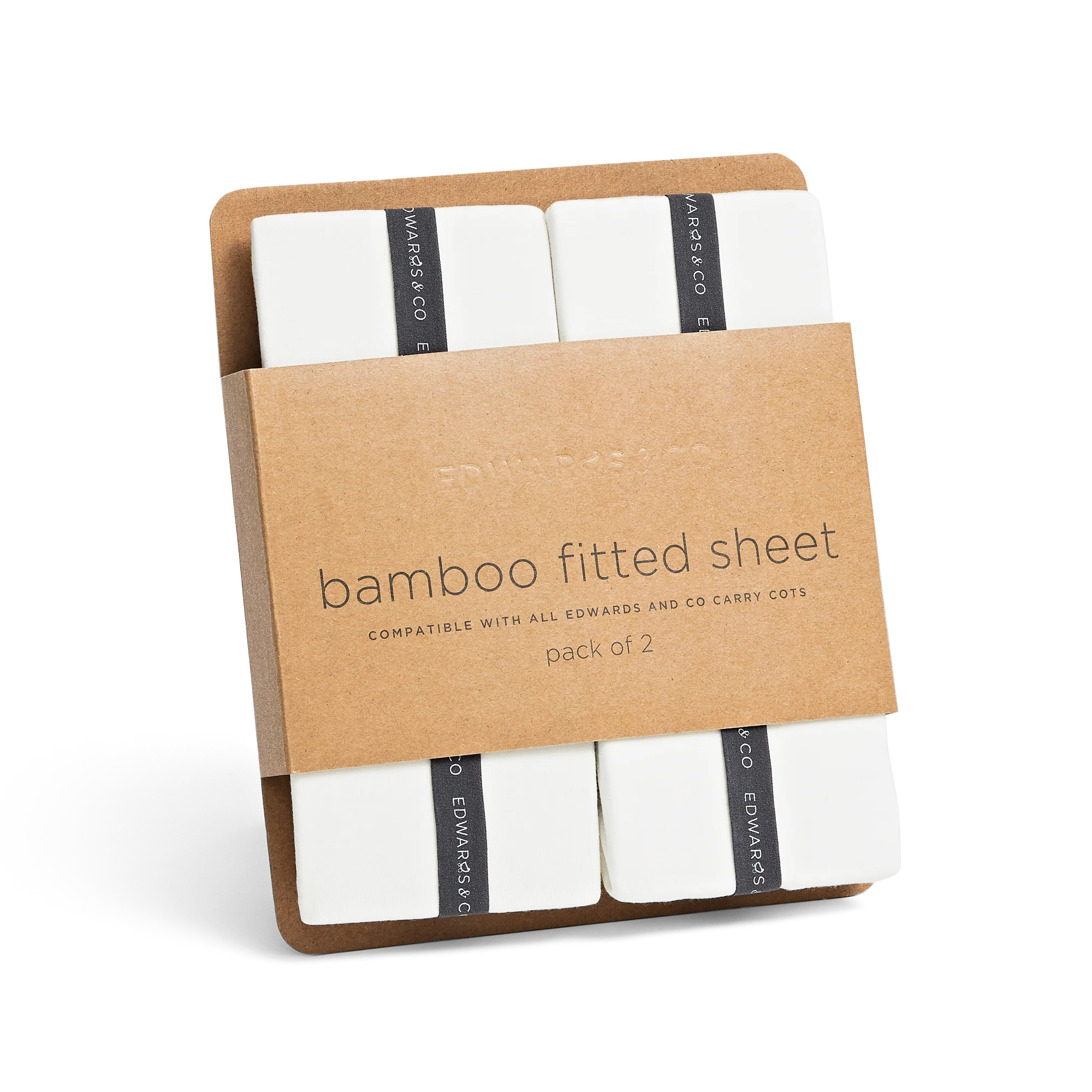 Bamboo Carry Cot Fitted Sheets (2pcs) - Image 3